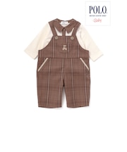 【POLO BCS(ポロ・ビーシーエス)×SLAP SLIP】サロペット＋ボディミニセットアップベビー(70~80cm)