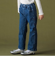 サイドリボンストレッチデニムパンツ(95~160cm)