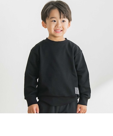 【店舗限定】裏毛エルボーパッチトレーナー(95~150cm)