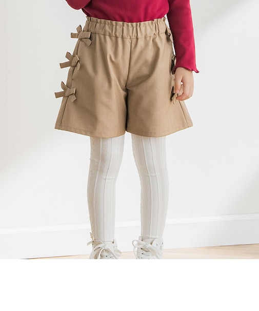 【店舗限定】サイドリボンショートパンツ(95~150cm)