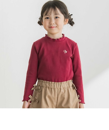【店舗限定】プチハイネックリブトップス(95~150cm)