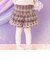 【スラプリ】切り替えフリルチェック柄キュロット(90~130cm)