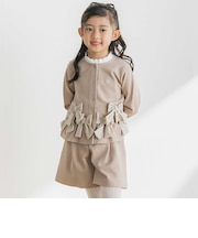 【店舗限定】リボンポイントポンチセットアップ(95~150cm)