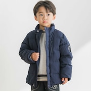 【店舗限定】ワッペン付きタフタダウンコート(95~160cm)
