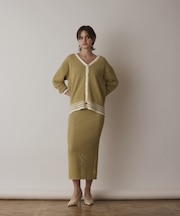 メッシュタイトニットスカート