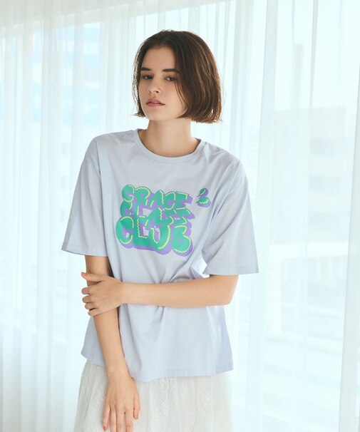 グラフィティプリントTシャツ