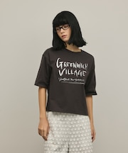レイヤードロゴTシャツ