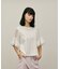 シフォンスリーブカットトップ