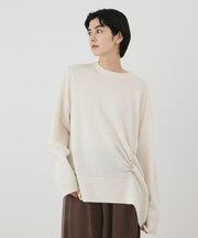 イレヘムブローチニットトップ