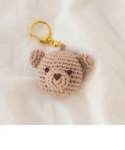 tiny bear 編みぐるみキーホルダー