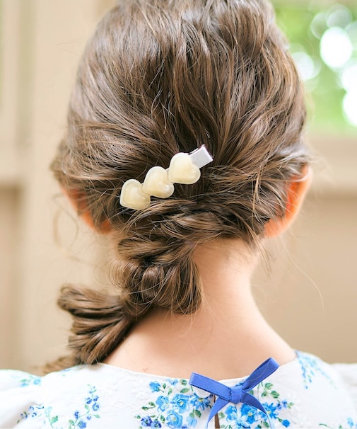 ハートモチーフヘアクリップセット