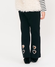 後ろハートフレア/7days Style pants 10分丈