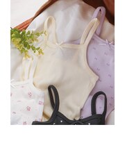 深あきインナーリブキャミソール