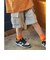 ワイドカットカーゴパンツ  6分丈