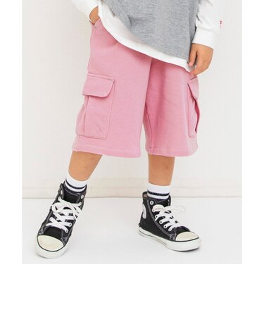 ワイドカットカーゴパンツ 6分丈
