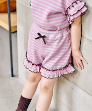 WEB限定 ワッフルショートパンツ ショート丈