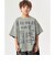 WEB限定  KUDOZ.B ステンシルプリント風Tシャツ