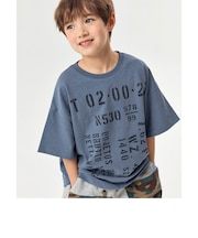 WEB限定 KUDOZ.B ステンシルプリント風Tシャツ