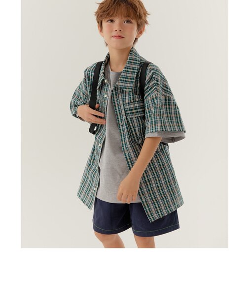 WEB限定 KUDOZ.B チェックシャツ