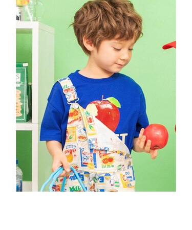 BREEZEMART フルーツグラフィック半袖Tシャツ