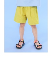 【サマーエール/接触冷感】ネオンカラーストレッチハーフパンツ 4分丈 _