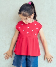 WEB限定 アソート刺繍ペプラムトップス