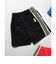 WEB限定  ラインハーフパンツ  4分丈