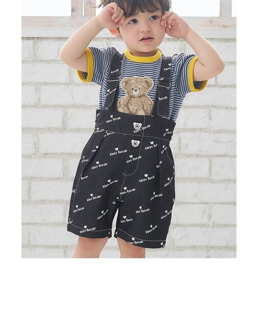 tiny bearサスペンダー付きパンツ