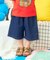 【リンク】ワイドタックショートパンツ  6分丈