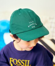 ロゴ刺繍キャップ UVカット 接触冷感