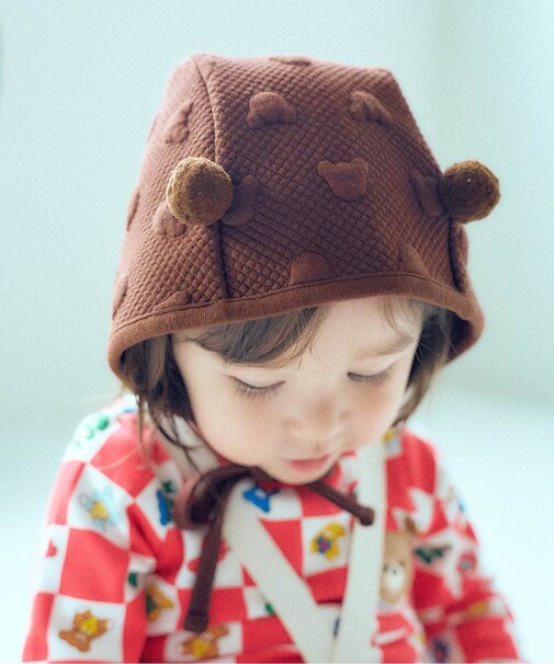 tiny bear Palette ジャガードボンネット
