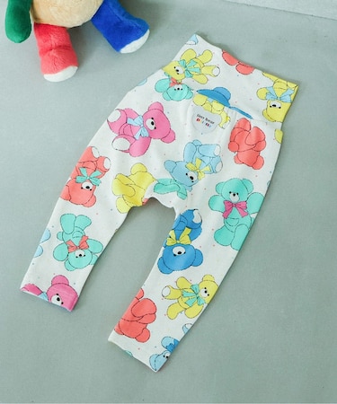 tiny bear Palette 総柄レギンス 10分丈