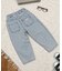 カーブデニムパンツ(セットアップ可)  10分丈