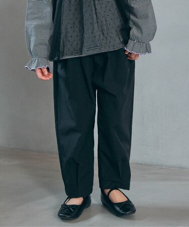 WEB限定 タックテーパードパンツ 10分丈