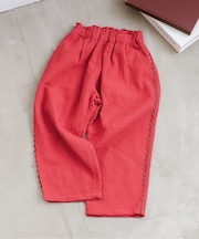 ワッフルバレルパンツ 10分丈