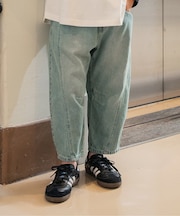 バレルレッグデニムパンツ 10分丈
