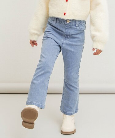 フレアエブリパンツ 10分丈 スーパーストレッチ