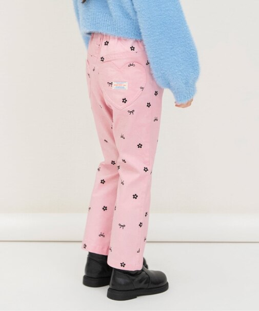 フレアエブリパンツ 10分丈 スーパーストレッチ