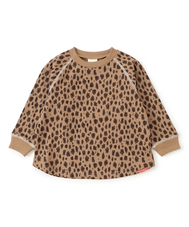 総柄ワッフルTシャツ