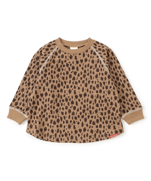 総柄ワッフルTシャツ