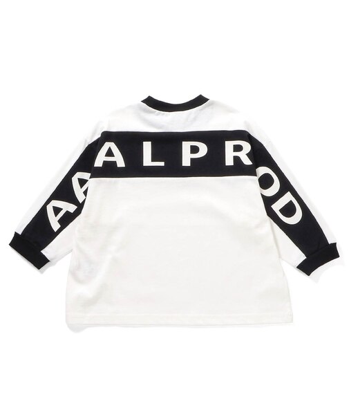 【AAAL PROD】切り替えプリント長袖Tシャツ