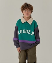 WEB限定 KUDOZ.B ラガーポロシャツ風トレーナー
