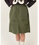 WEB限定  KUDOZ.B シャカシャカナイロンスカート  6分丈