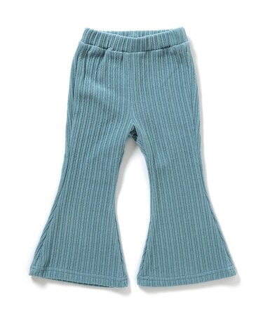 ベロアフレアパンツ(セットアップ可) 10分丈