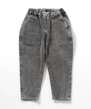 あったかのびのび加工パンツ 10分丈 ストレッチ
