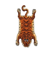 チベタンタイガー ラグ Lサイズ