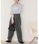 インタックセンタープレスワイドパンツ