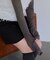 袖シャーリングシアートップス