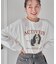 ドッグ刺繍ビッグロングTシャツ