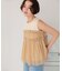 シフォンフリルドッキングトップス